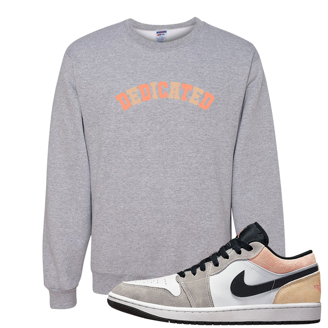 Magic Ember Low 1s Crewneck Sweatshirt | Dedicated, Ash