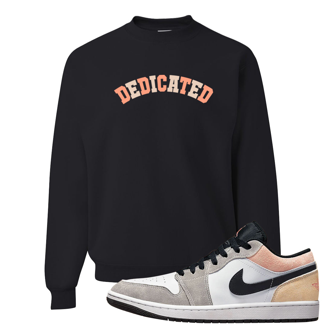 Magic Ember Low 1s Crewneck Sweatshirt | Dedicated, Black