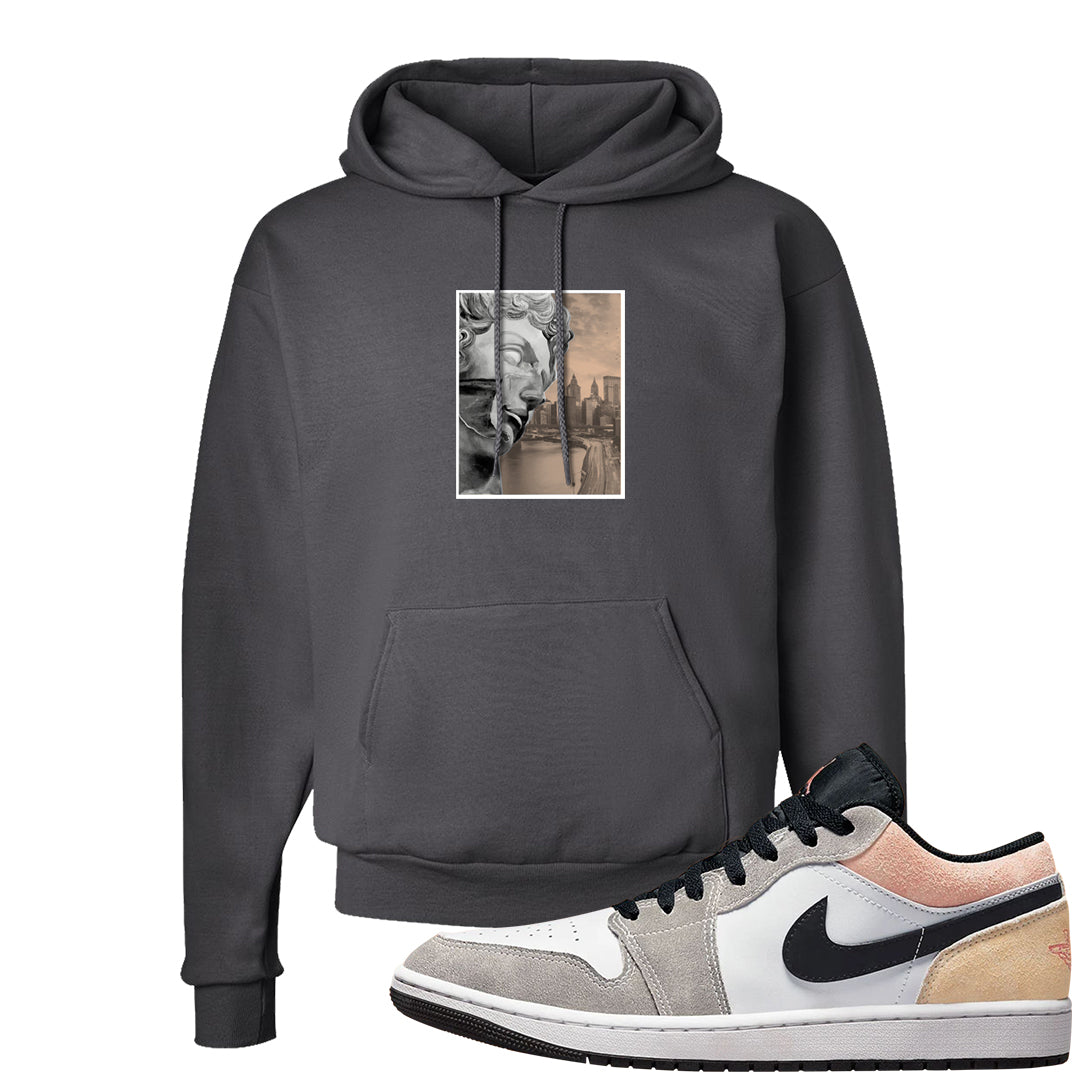 Magic Ember Low 1s Hoodie | Miguel, Smoke Grey