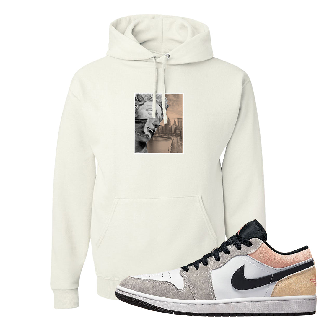 Magic Ember Low 1s Hoodie | Miguel, White