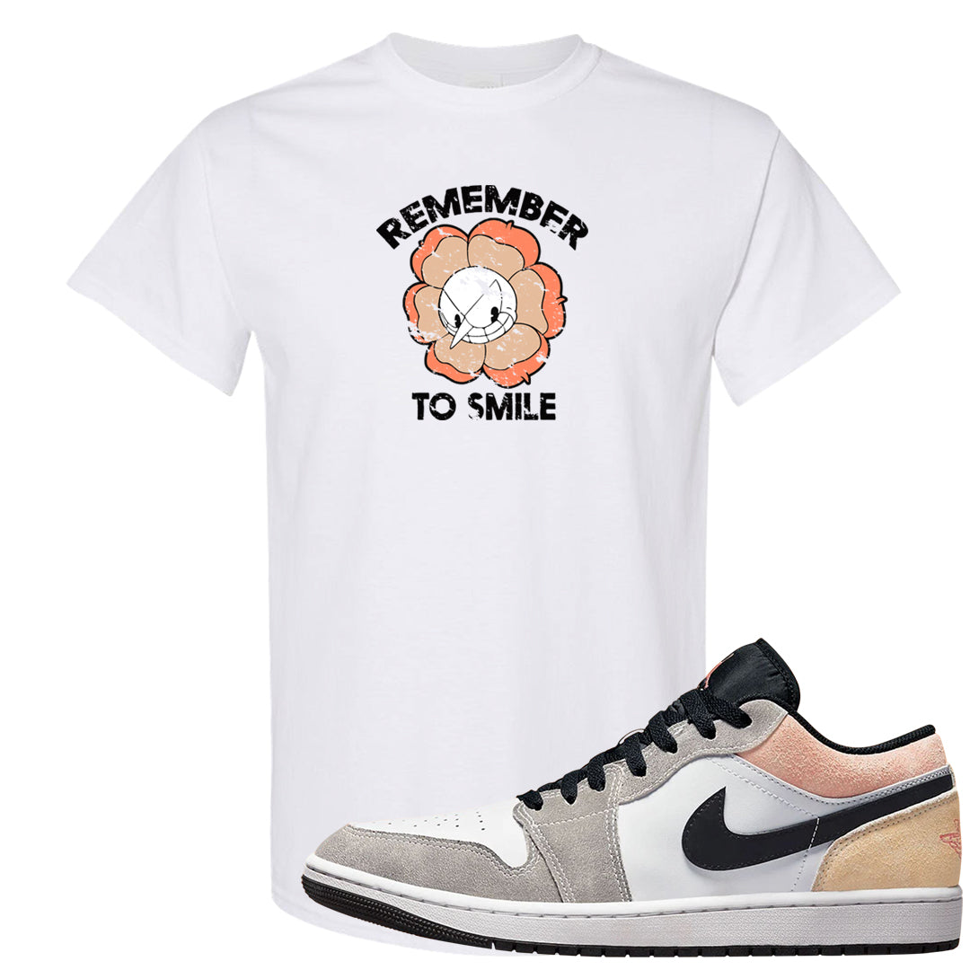 Magic Ember Low 1s T Shirt | Remember To Smile, White