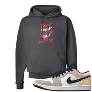 Magic Ember Low 1s Hoodie | Vibes Speak Louder Than Words, Smoke Grey