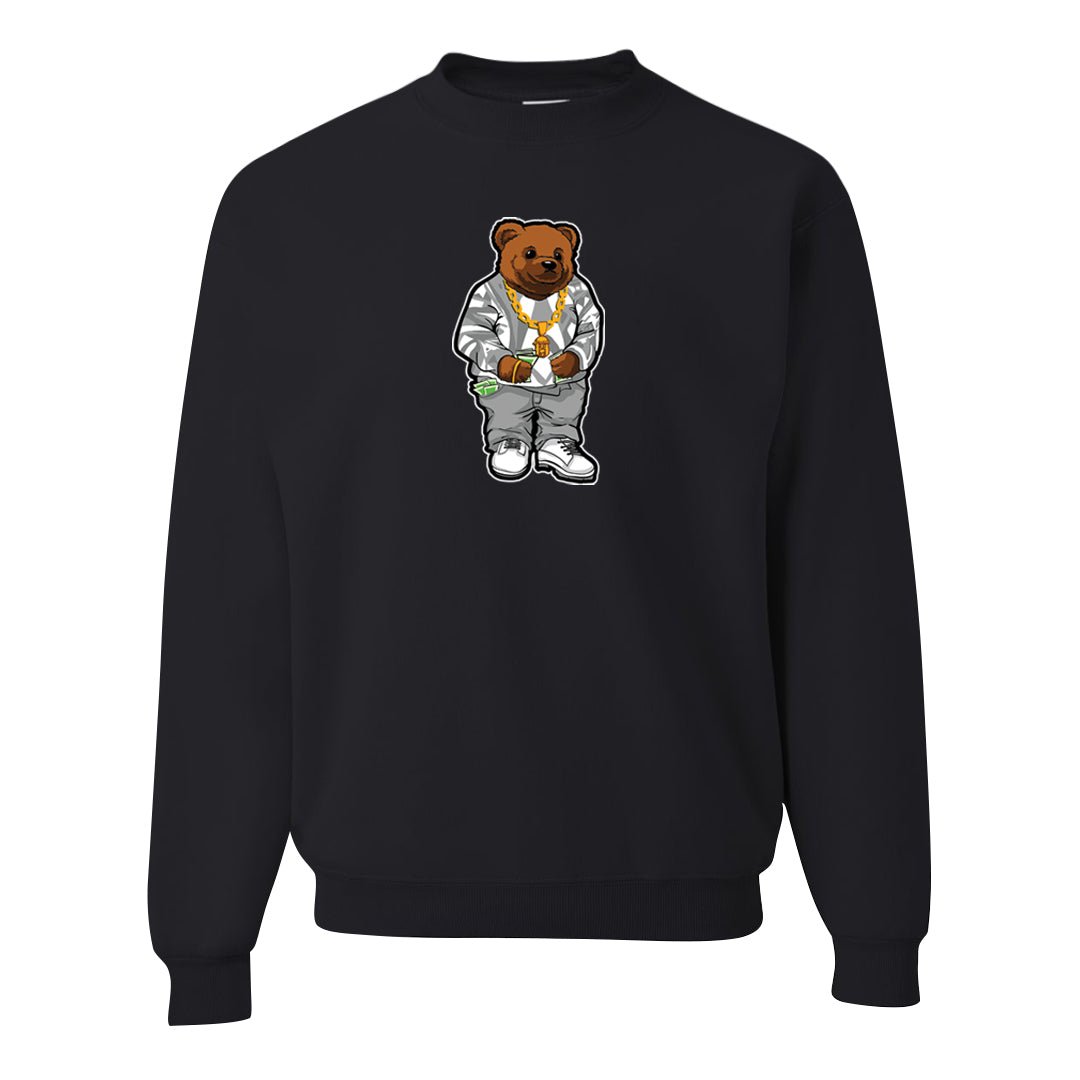 Neutral Grey Low 1s Crewneck Sweatshirt | Sweater Bear, Black