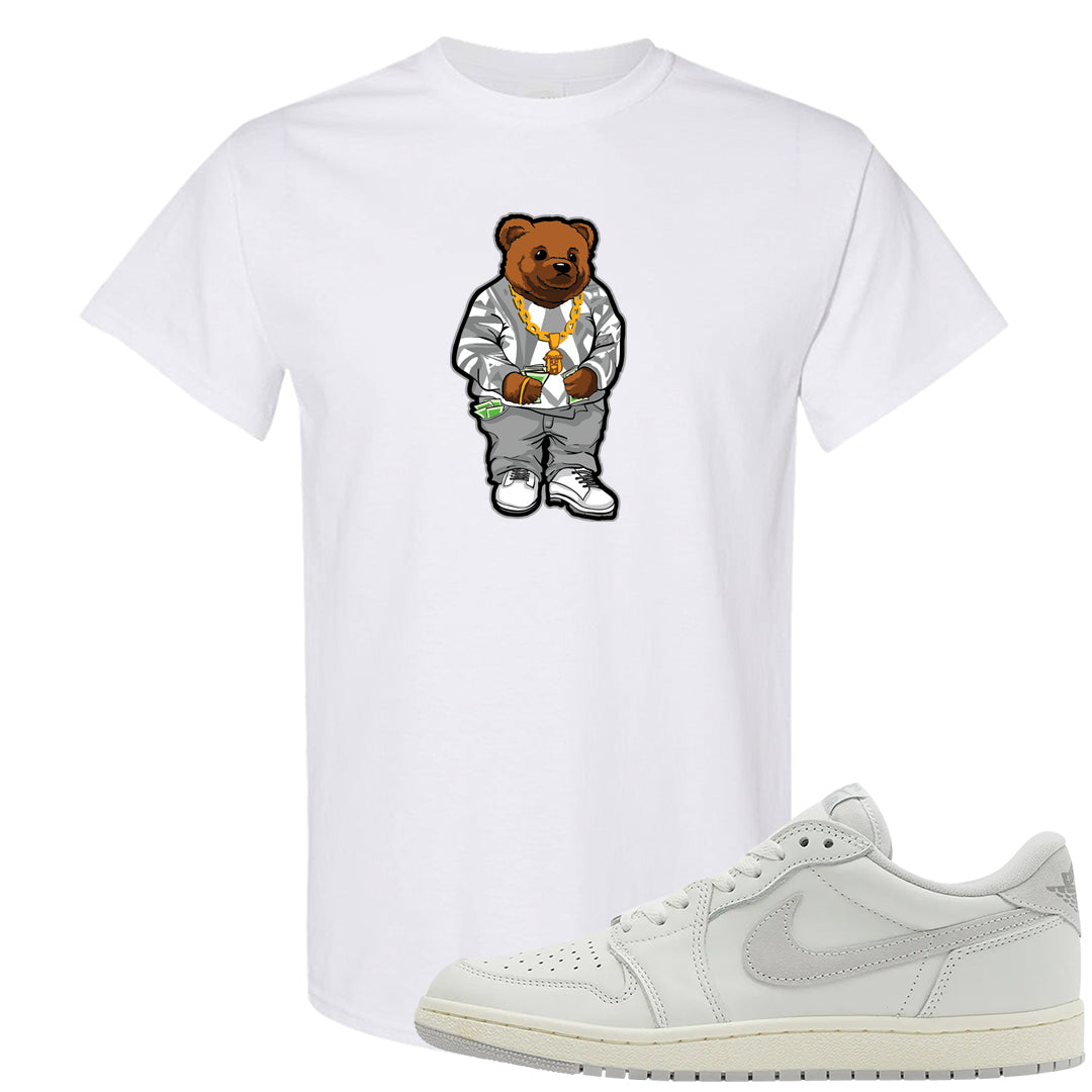 Neutral Grey Low 1s T Shirt | Sweater Bear, White