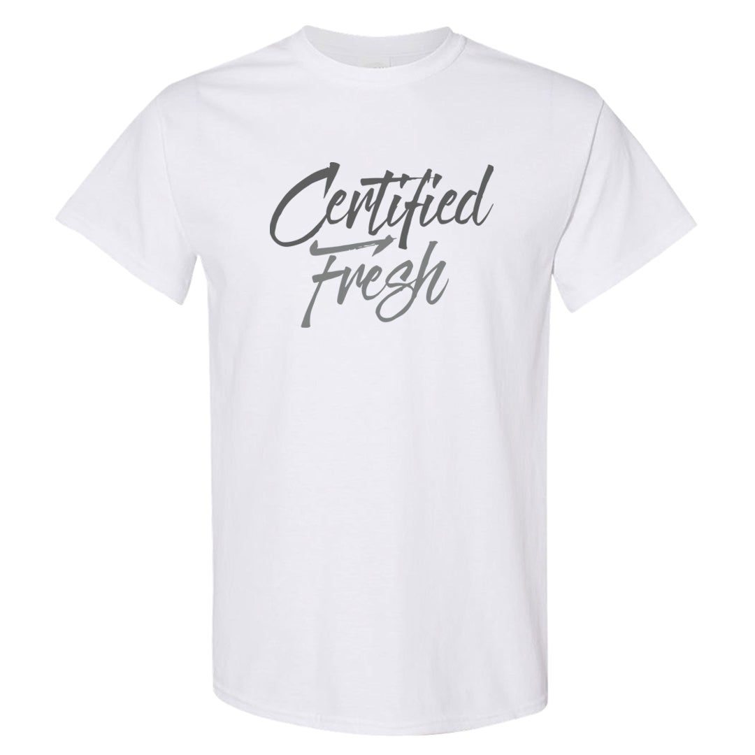 Neutral Grey Low 1s T Shirt | Certified Fresh, White