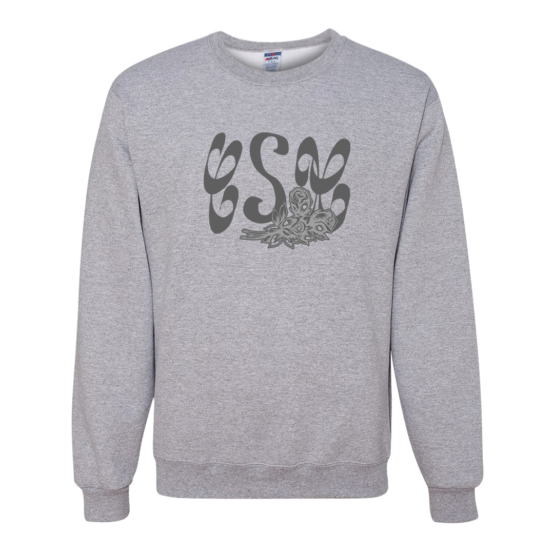 Neutral Grey Low 1s Crewneck Sweatshirt | Certified Sneakerhead, Ash