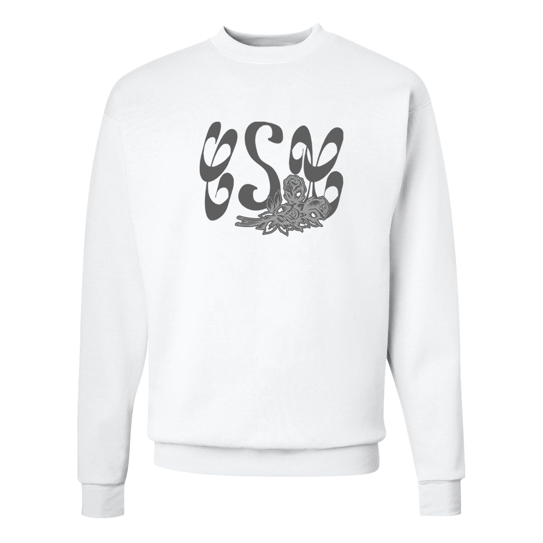 Neutral Grey Low 1s Crewneck Sweatshirt | Certified Sneakerhead, White