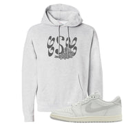 Neutral Grey Low 1s Hoodie | Certified Sneakerhead, Ash