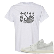 Neutral Grey Low 1s T Shirt | Certified Sneakerhead, Ash