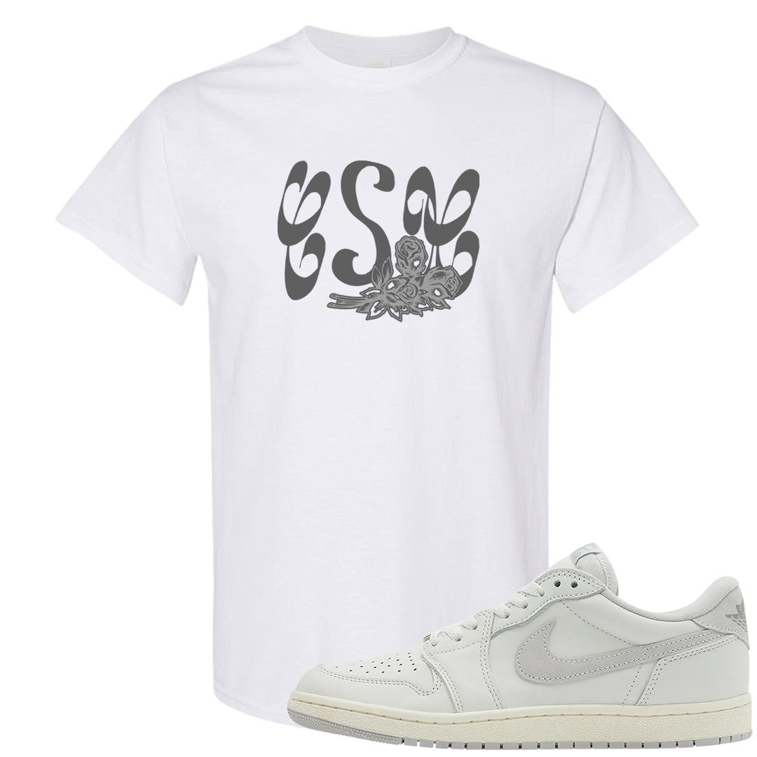 Neutral Grey Low 1s T Shirt | Certified Sneakerhead, White