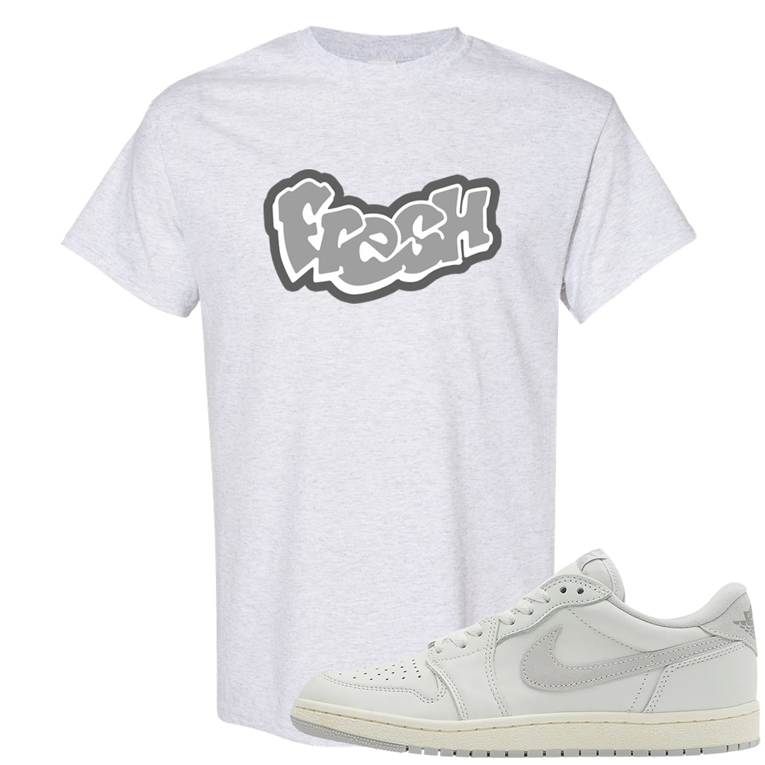 Neutral Grey Low 1s T Shirt | Fresh, Ash