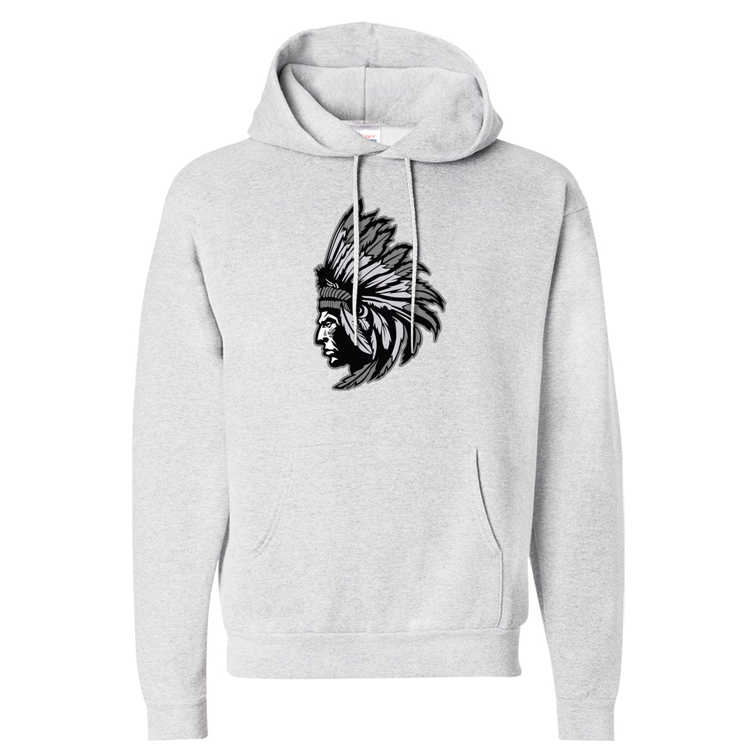 Neutral Grey Low 1s Hoodie | Indian Chief, Ash