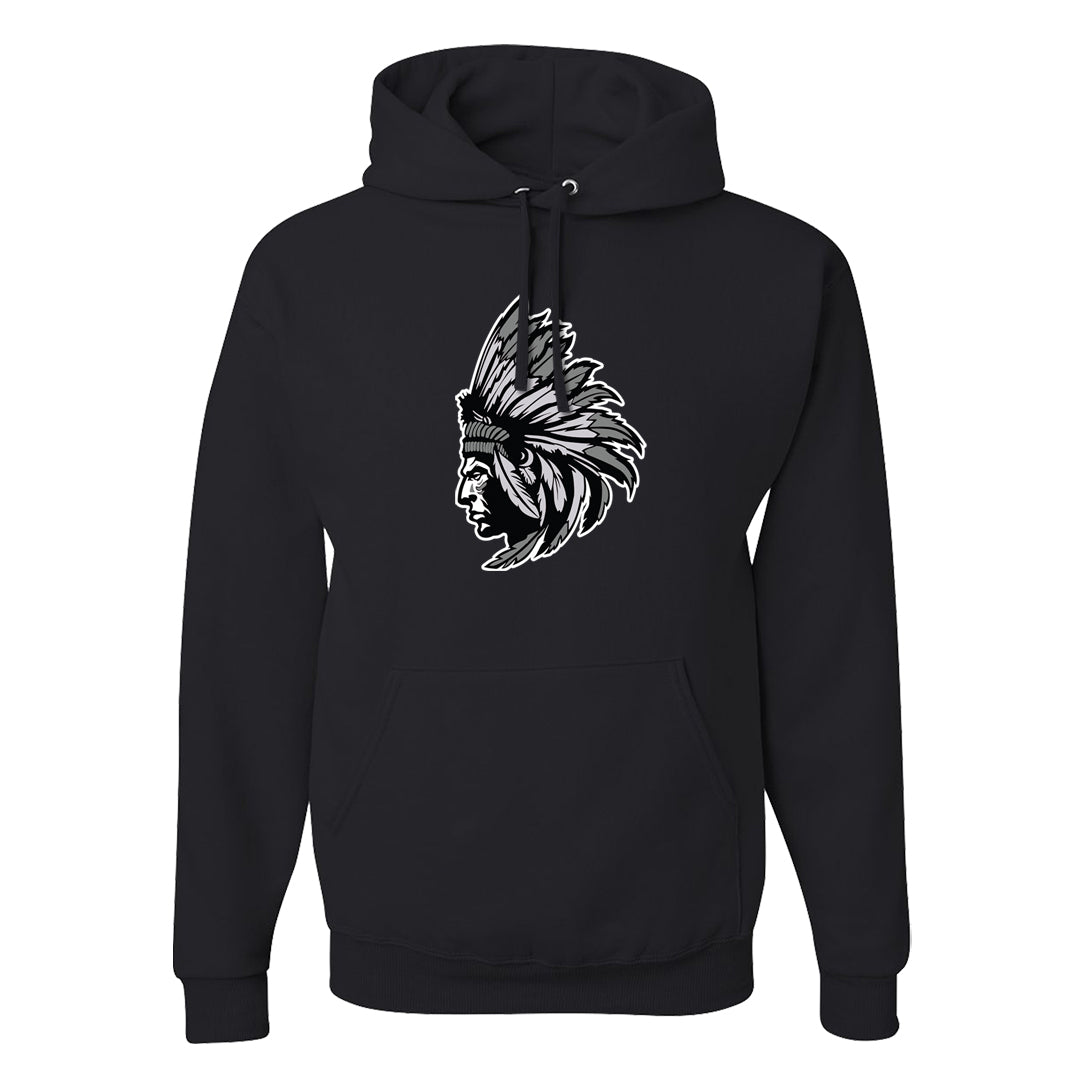 Neutral Grey Low 1s Hoodie | Indian Chief, Black