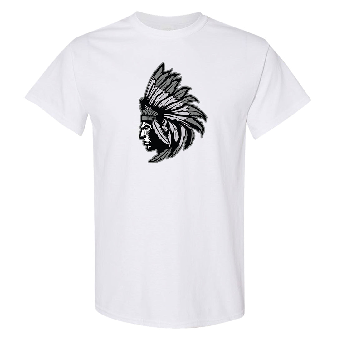 Neutral Grey Low 1s T Shirt | Indian Chief, White