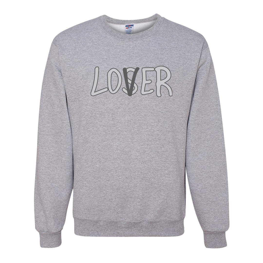 Neutral Grey Low 1s Crewneck Sweatshirt | Lover, Ash