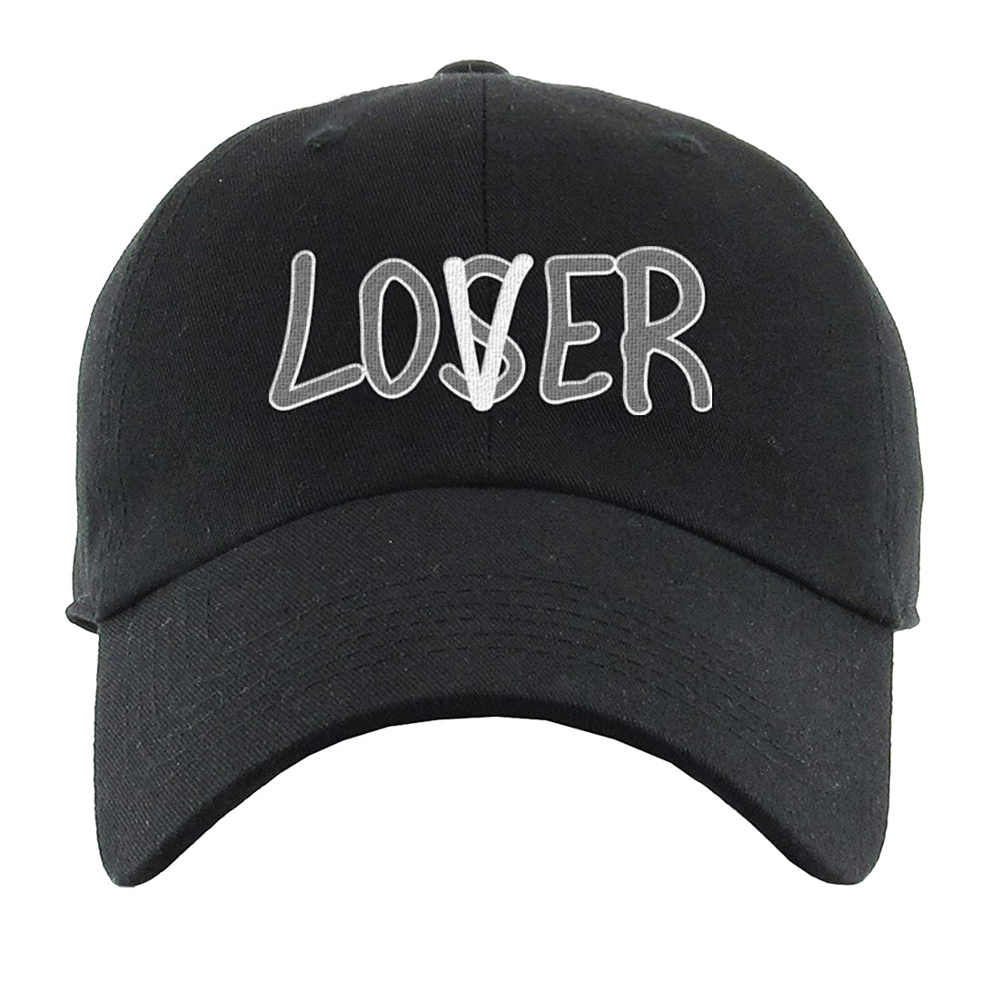 Neutral Grey Low 1s Dad Hat | Lover, Black