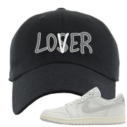 Neutral Grey Low 1s Dad Hat | Lover, Black