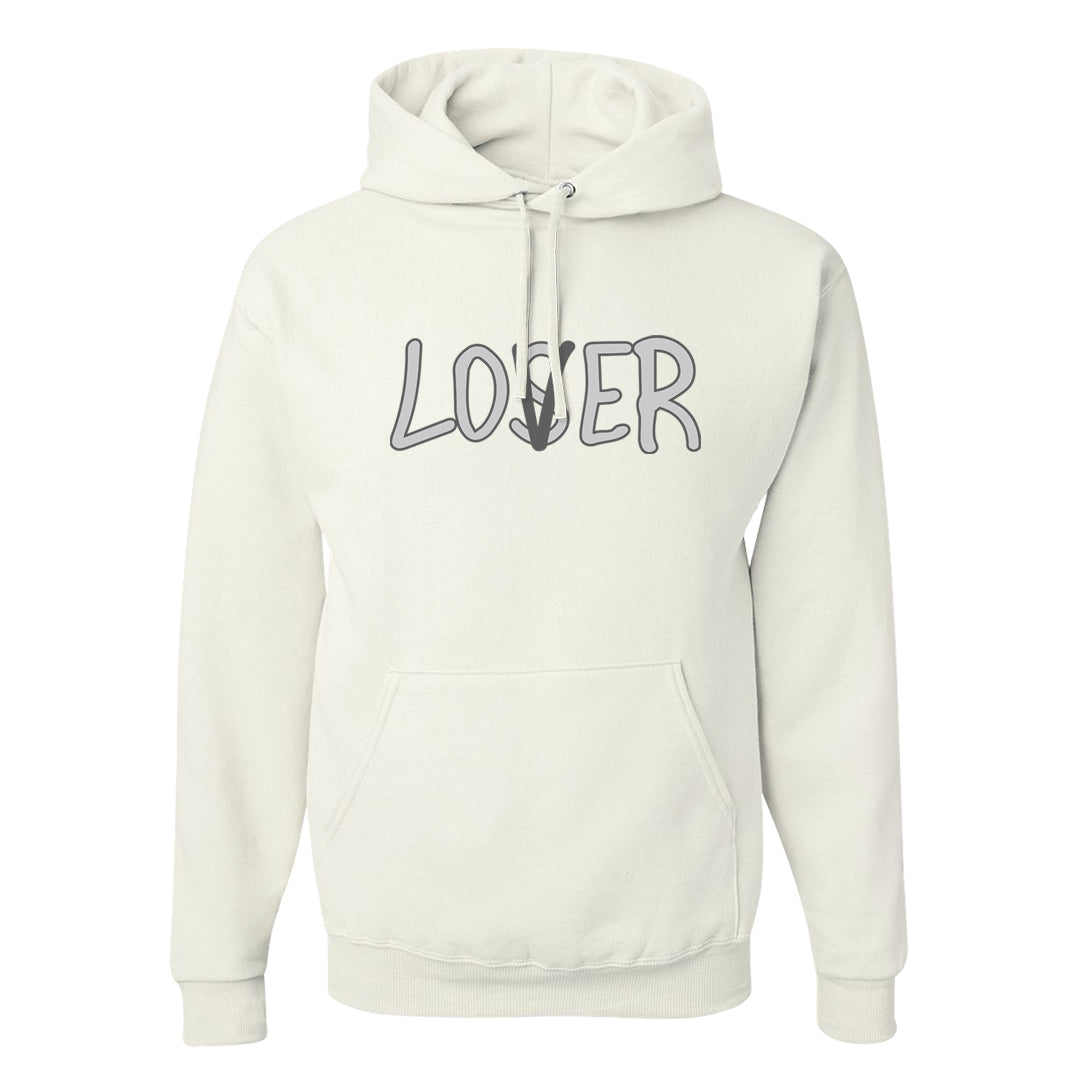 Neutral Grey Low 1s Hoodie | Lover, White