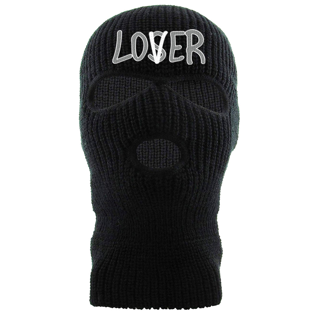 Neutral Grey Low 1s Ski Mask | Lover, Black