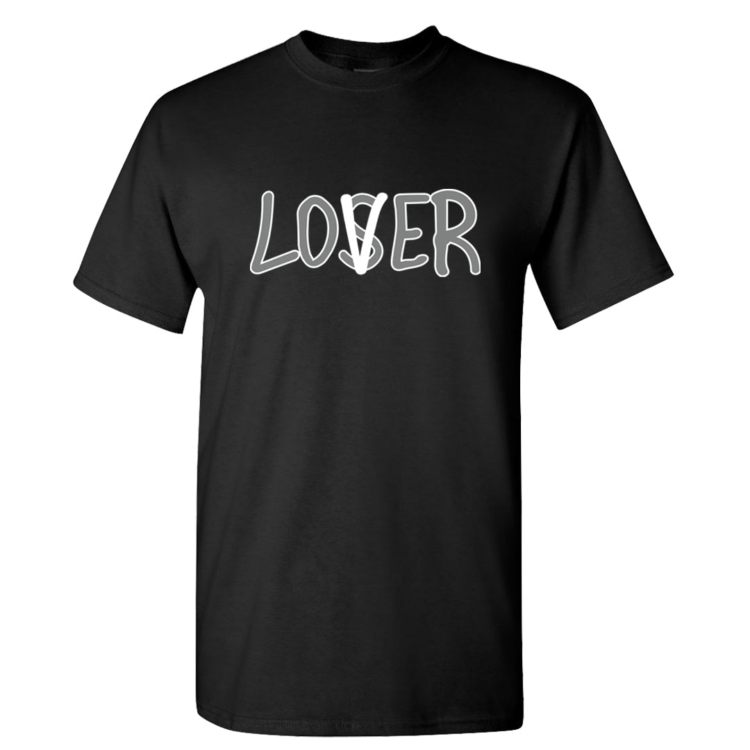 Neutral Grey Low 1s T Shirt | Lover, Black