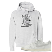 Neutral Grey Low 1s Hoodie | Talk Lips, Ash