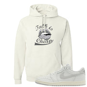 Neutral Grey Low 1s Hoodie | Talk Lips, White