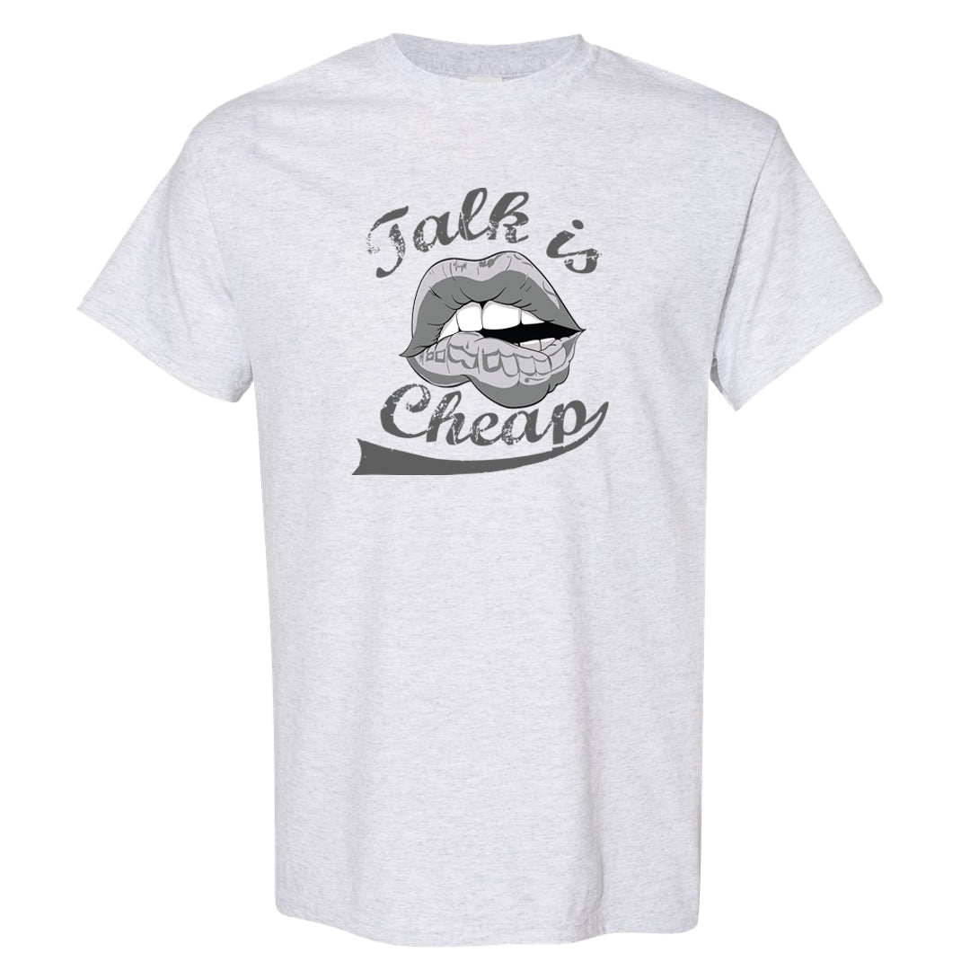 Neutral Grey Low 1s T Shirt | Talk Lips, Ash