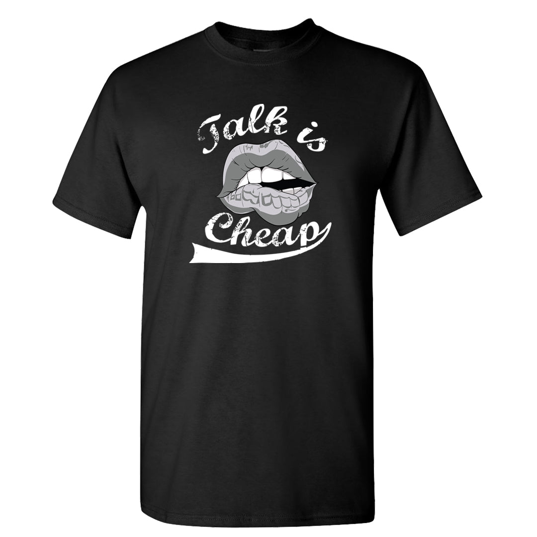 Neutral Grey Low 1s T Shirt | Talk Lips, Black