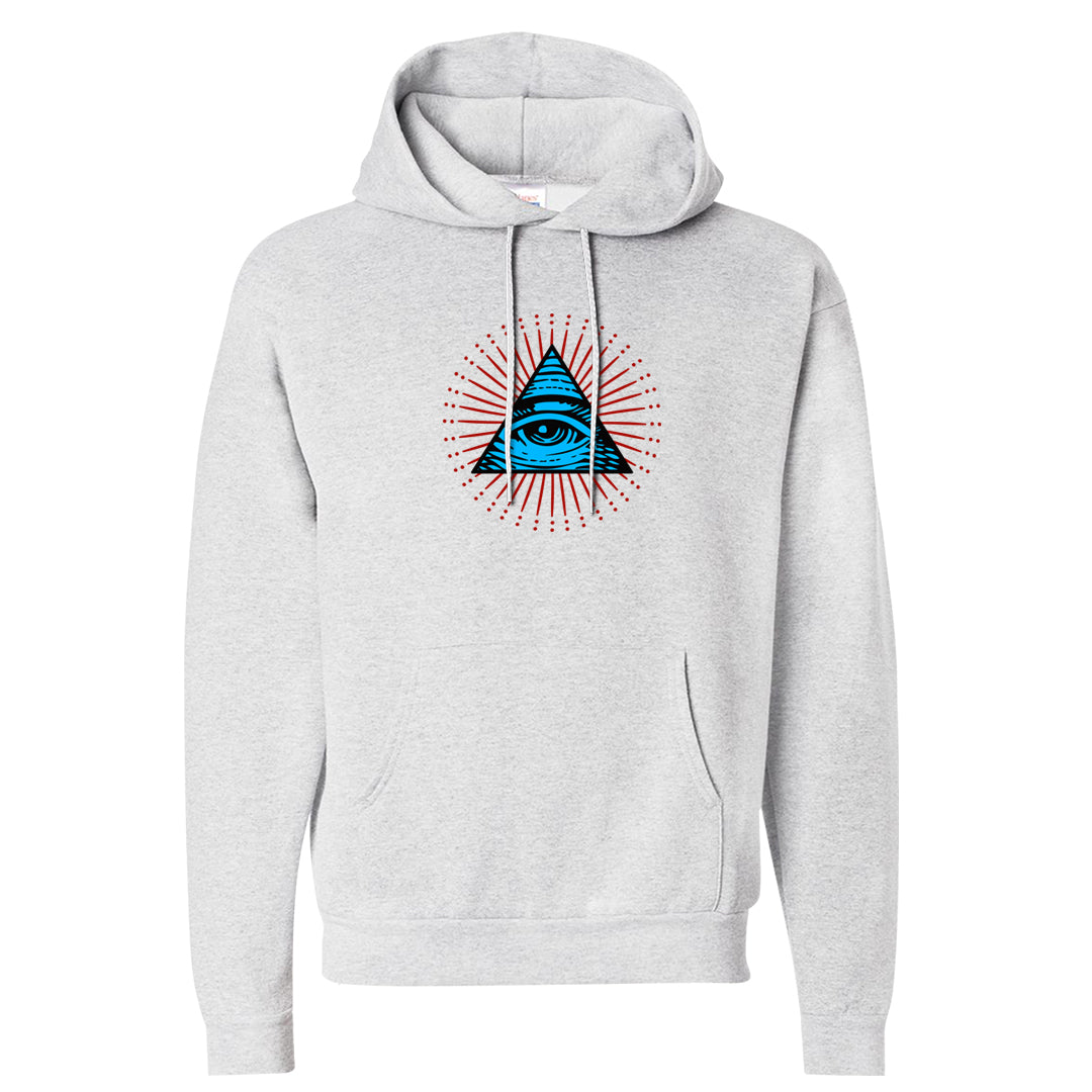 UNC to CHI Low 1s Hoodie | All Seeing Eye, Ash