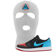 UNC to CHI Low 1s Ski Mask | All Seeing Eye, White