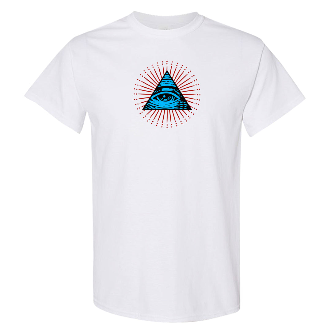 UNC to CHI Low 1s T Shirt | All Seeing Eye, White