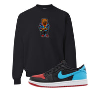 UNC to CHI Low 1s Crewneck Sweatshirt | Sweater Bear, Black