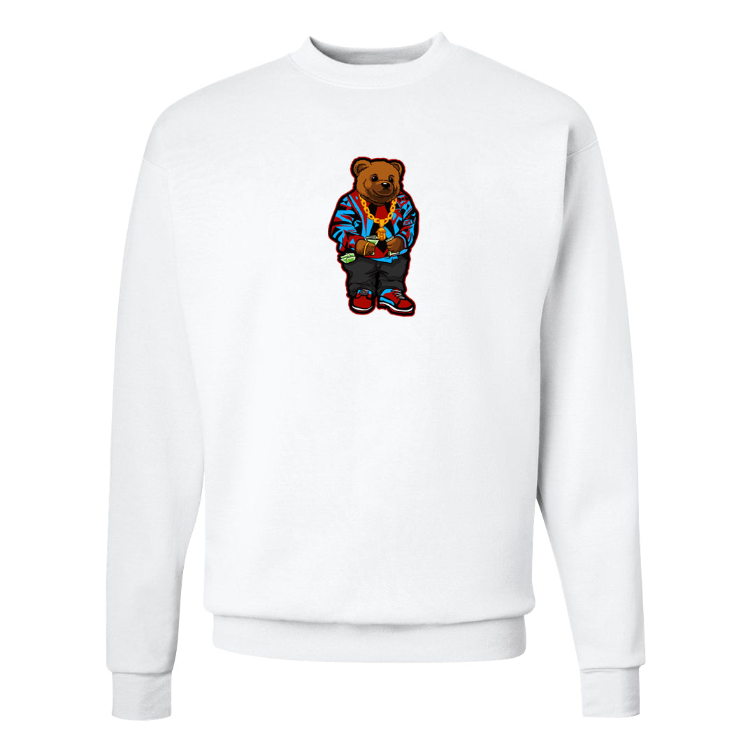 UNC to CHI Low 1s Crewneck Sweatshirt | Sweater Bear, White