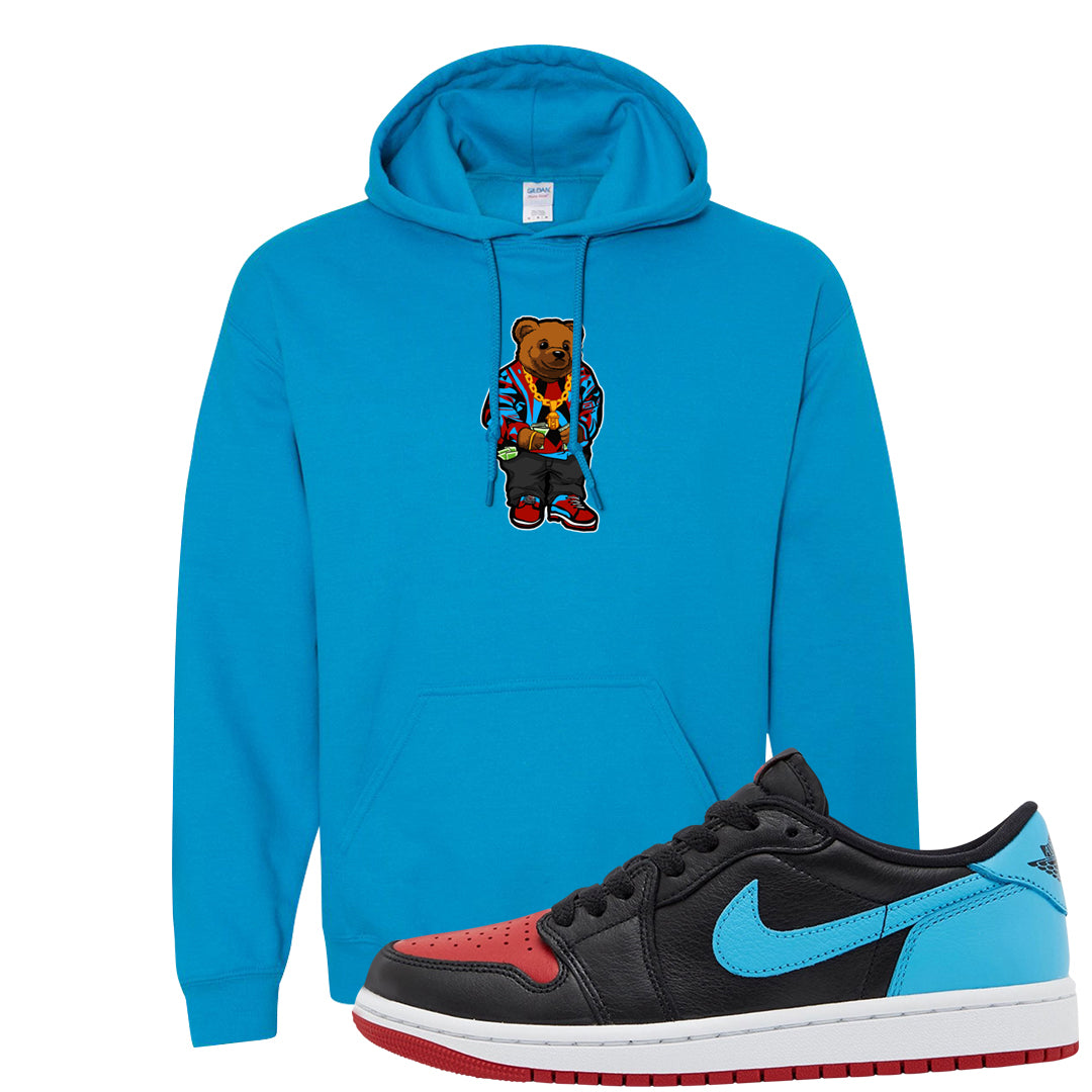 UNC to CHI Low 1s Hoodie | Sweater Bear, Sapphire