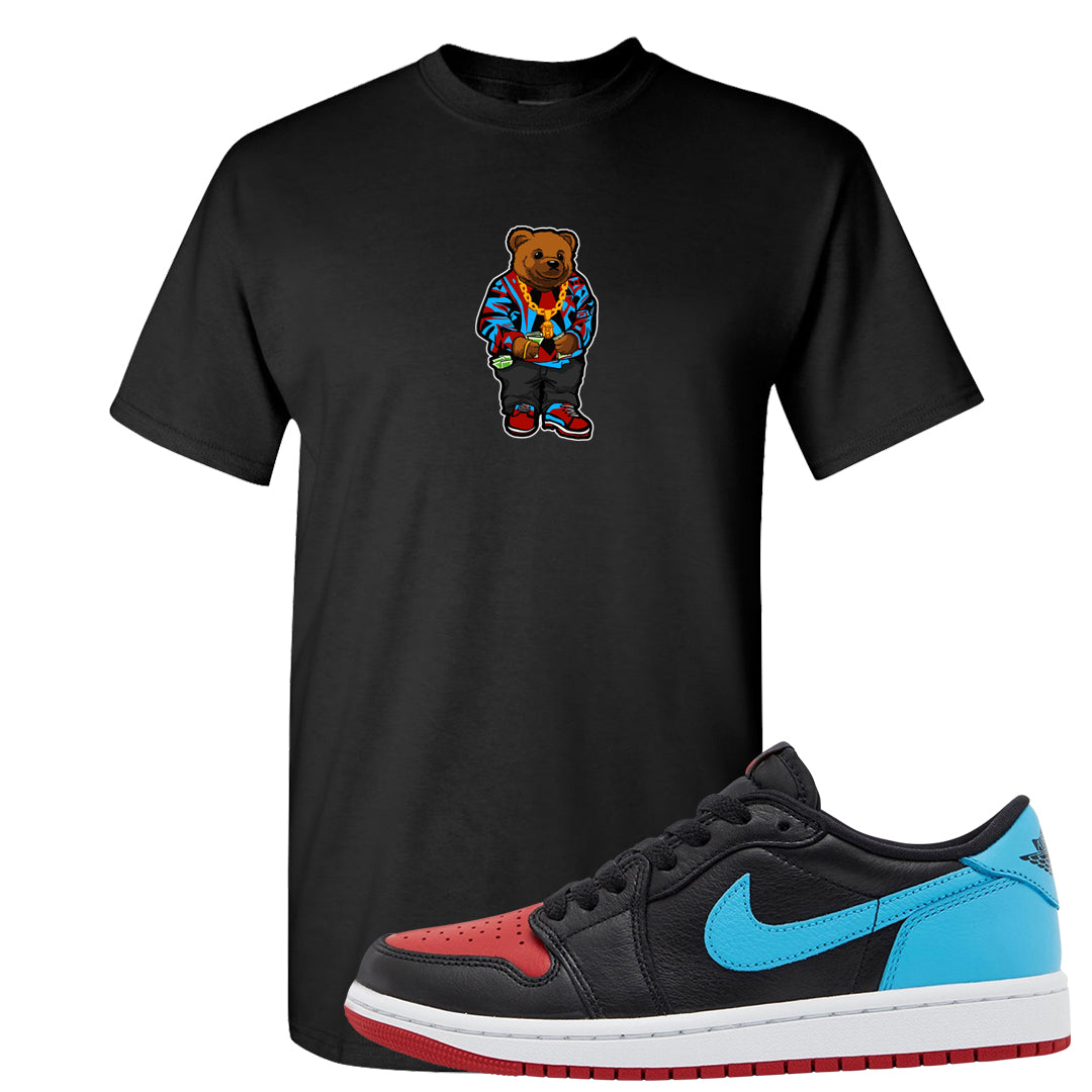 UNC to CHI Low 1s T Shirt | Sweater Bear, Black