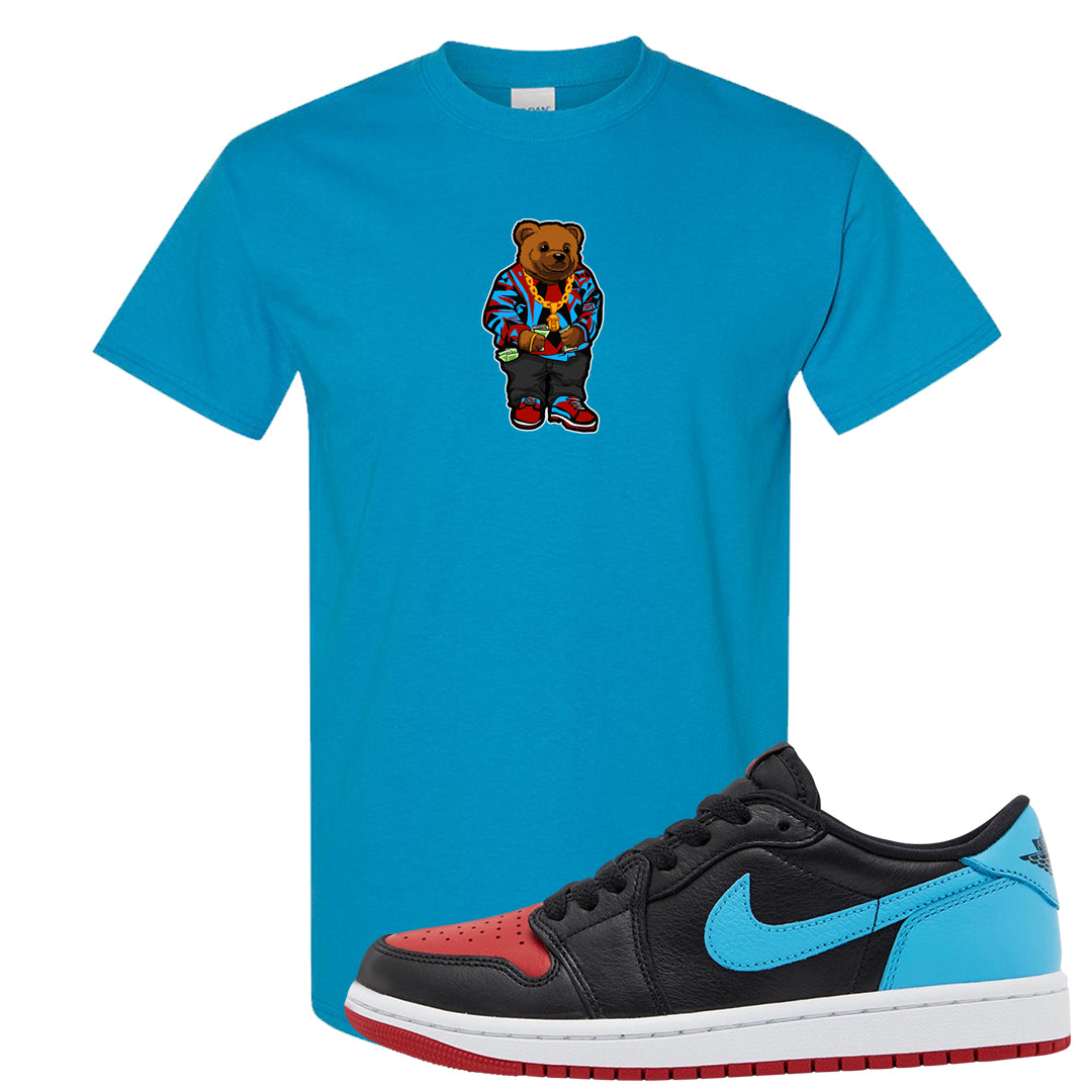 UNC to CHI Low 1s T Shirt | Sweater Bear, Sapphire