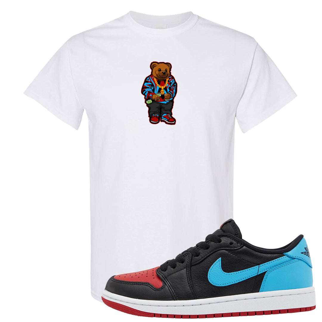 UNC to CHI Low 1s T Shirt | Sweater Bear, White