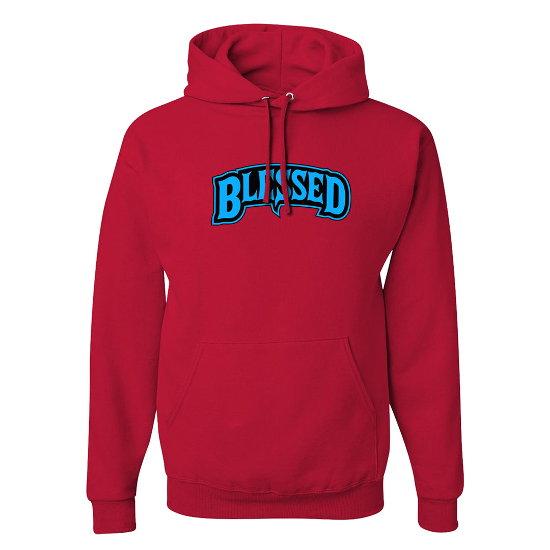UNC to CHI Low 1s Hoodie | Blessed Arch, Red