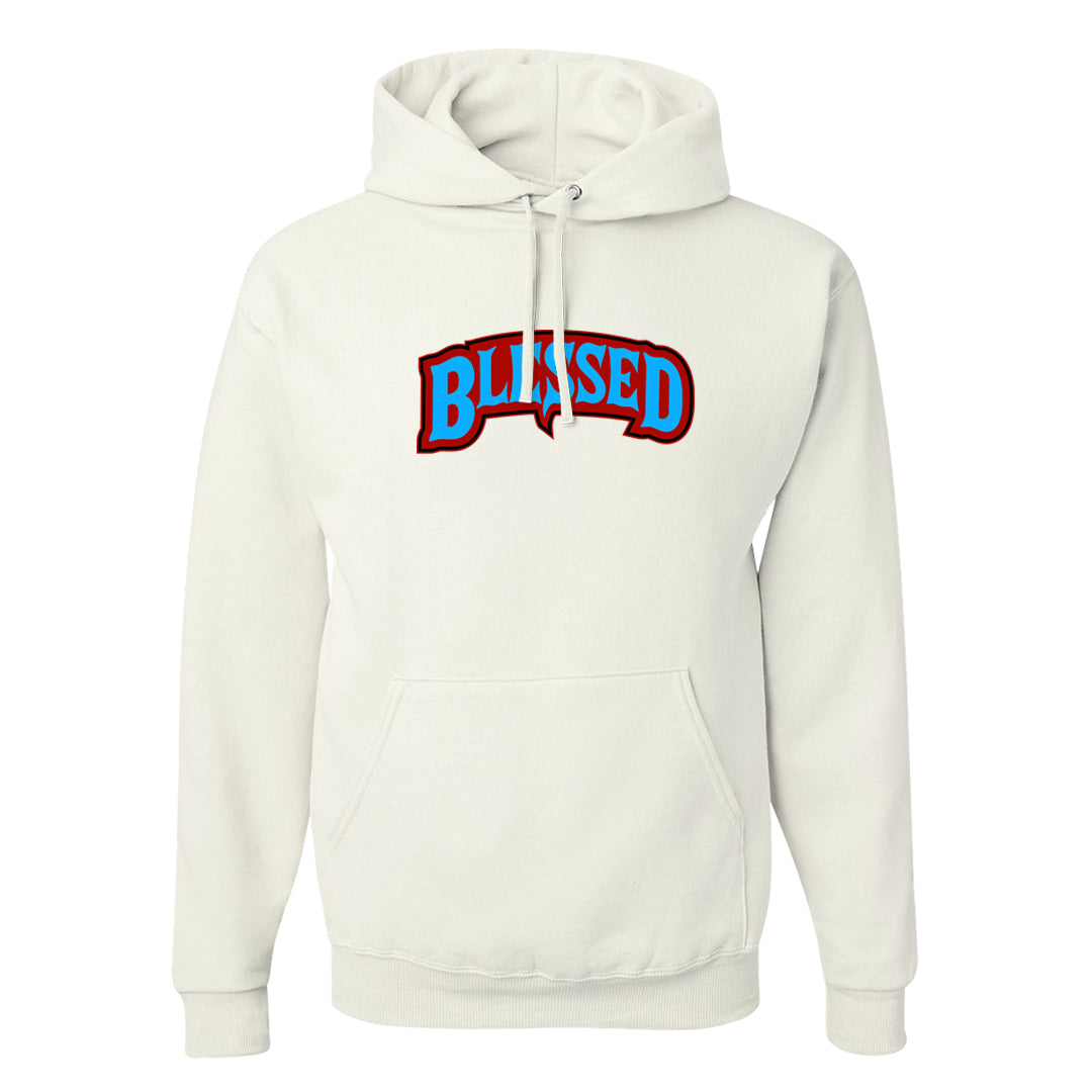 UNC to CHI Low 1s Hoodie | Blessed Arch, White