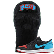 UNC to CHI Low 1s Ski Mask | Blessed Arch, Black