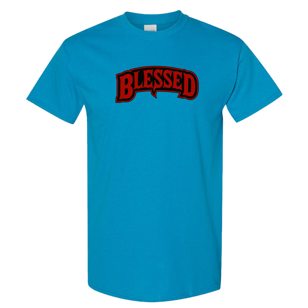 UNC to CHI Low 1s T Shirt | Blessed Arch, Sapphire