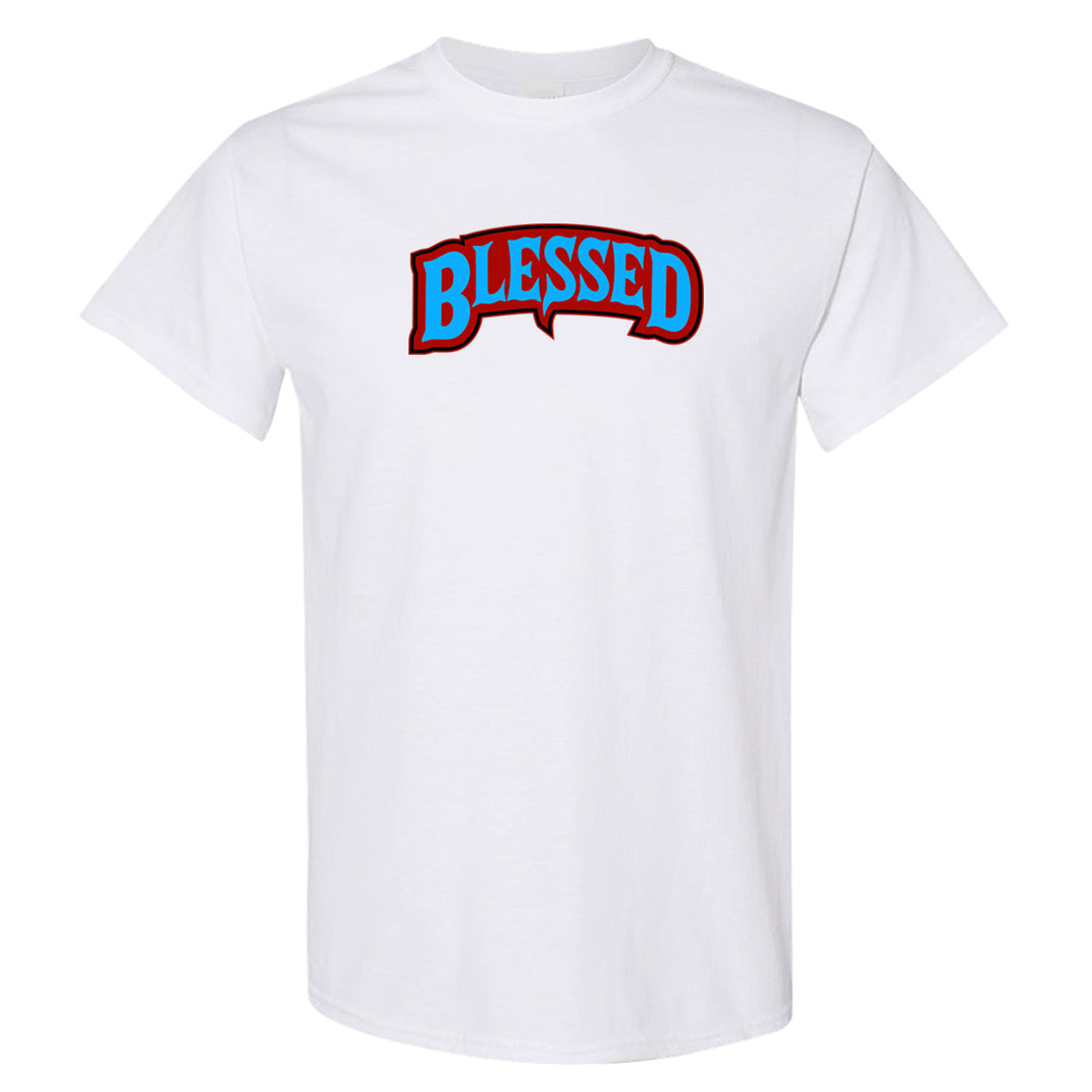 UNC to CHI Low 1s T Shirt | Blessed Arch, White