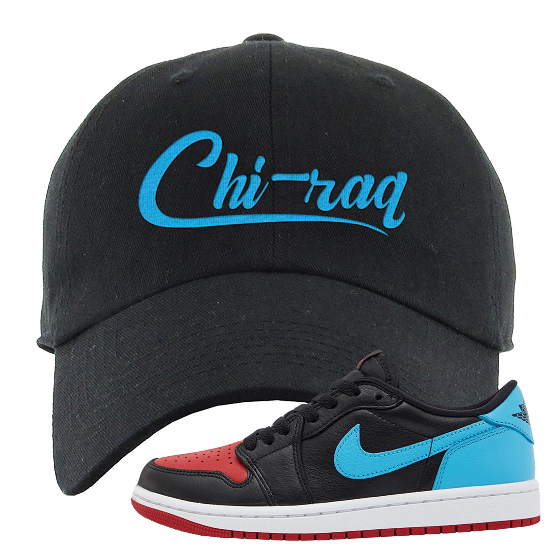 UNC to CHI Low 1s Dad Hat | Chiraq, Black