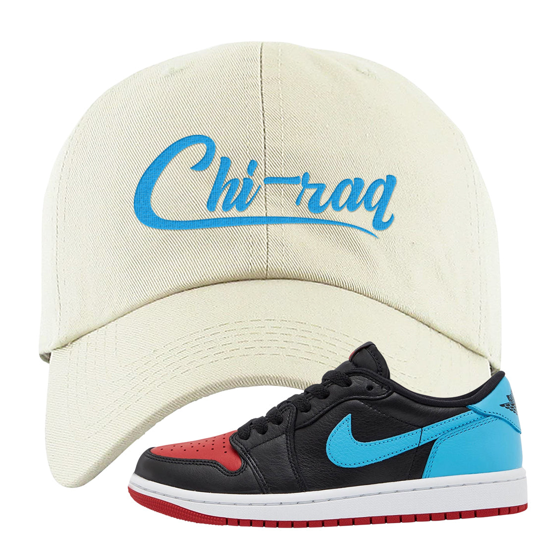 UNC to CHI Low 1s Dad Hat | Chiraq, White