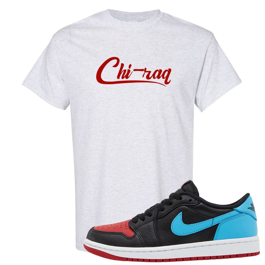 UNC to CHI Low 1s T Shirt | Chiraq, Ash