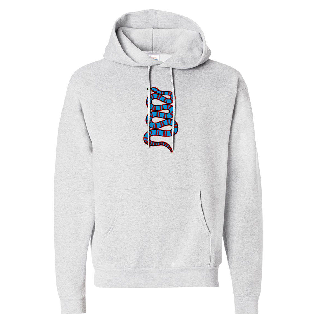 UNC to CHI Low 1s Hoodie | Coiled Snake, Ash