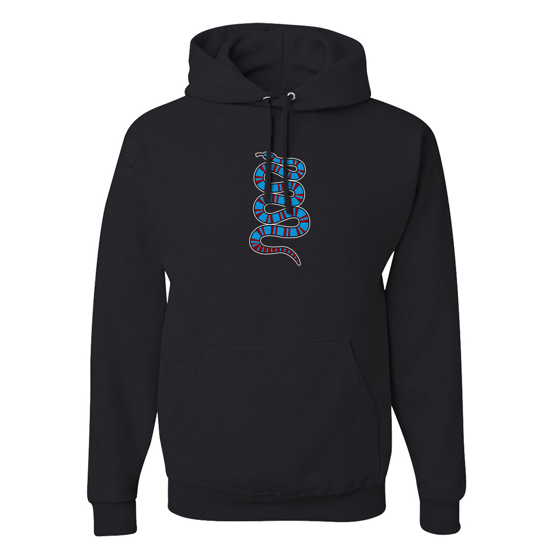 UNC to CHI Low 1s Hoodie | Coiled Snake, Black