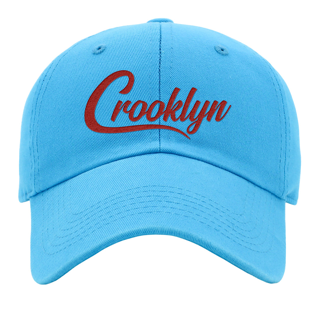 UNC to CHI Low 1s Dad Hat | Crooklyn, Aqua