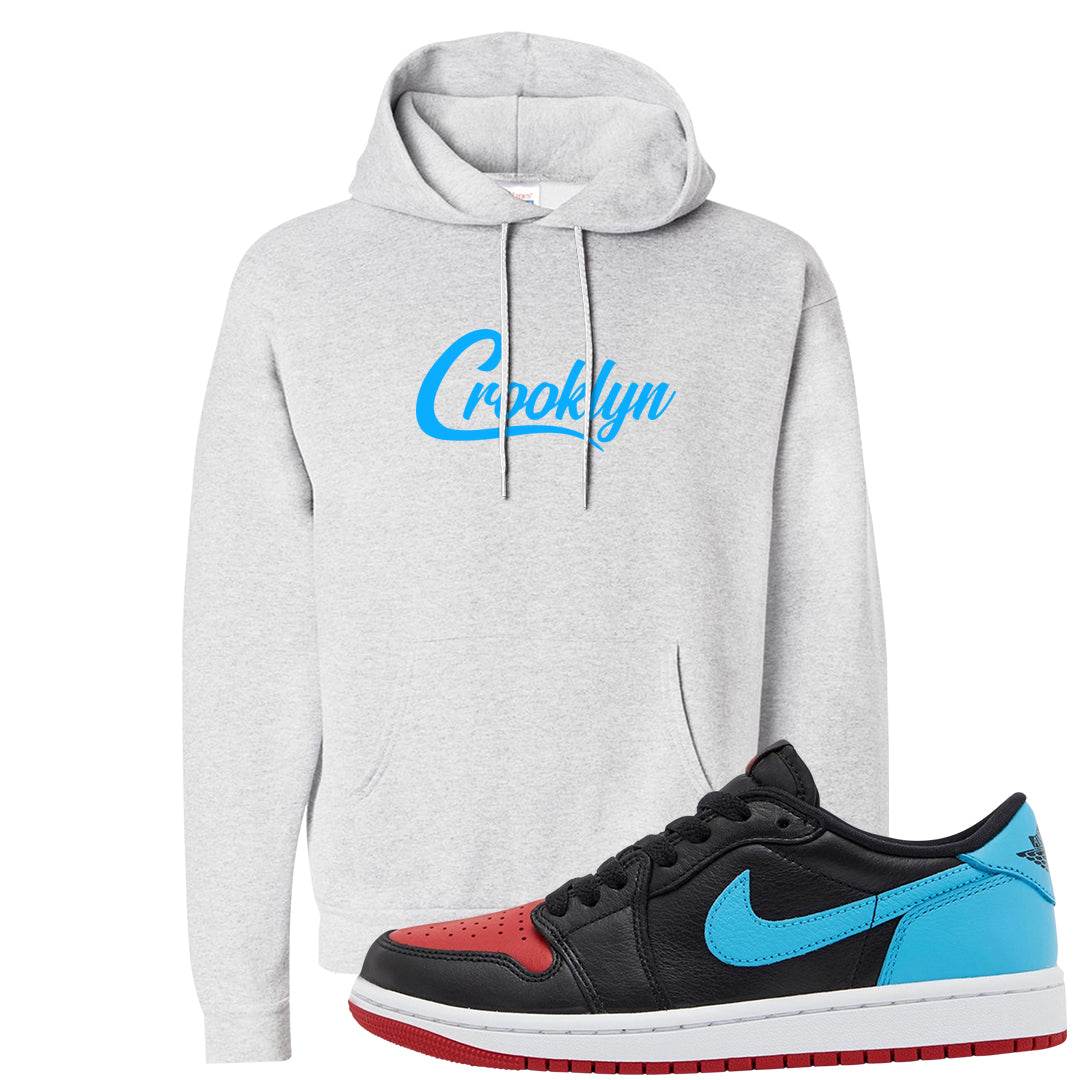 UNC to CHI Low 1s Hoodie | Crooklyn, Ash