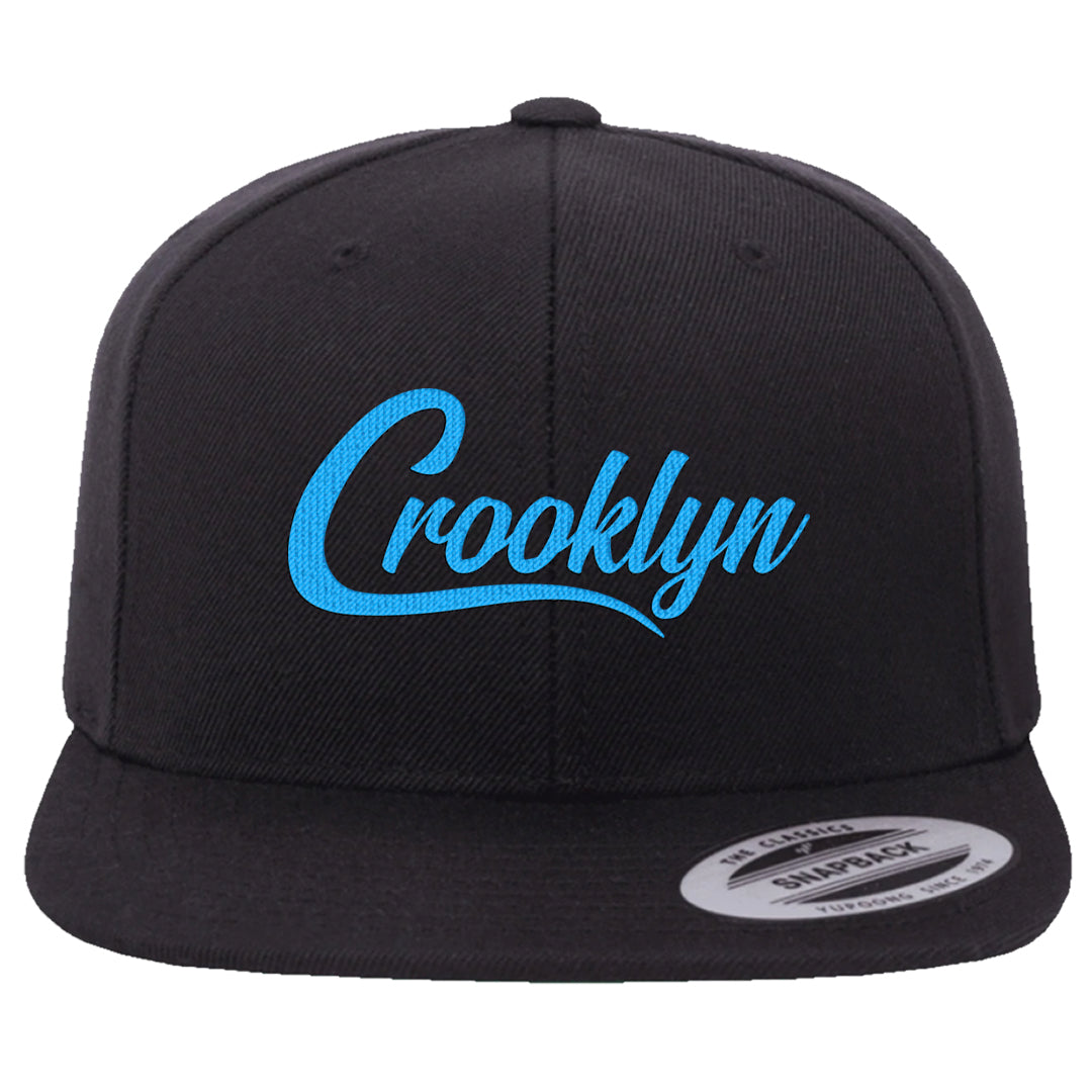 UNC to CHI Low 1s Snapback Hat | Crooklyn, Black